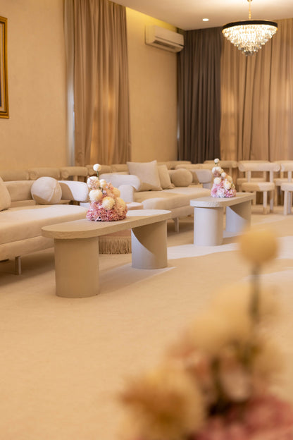 HOOR & GHADER Blush Draped Floral Installation - Luxury