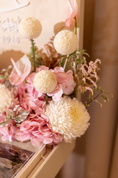 HOOR & GHADER Blush Draped Floral Installation - Luxury
