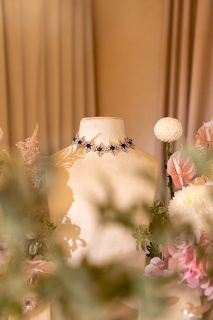HOOR & GHADER Blush Draped Floral Installation - Luxury