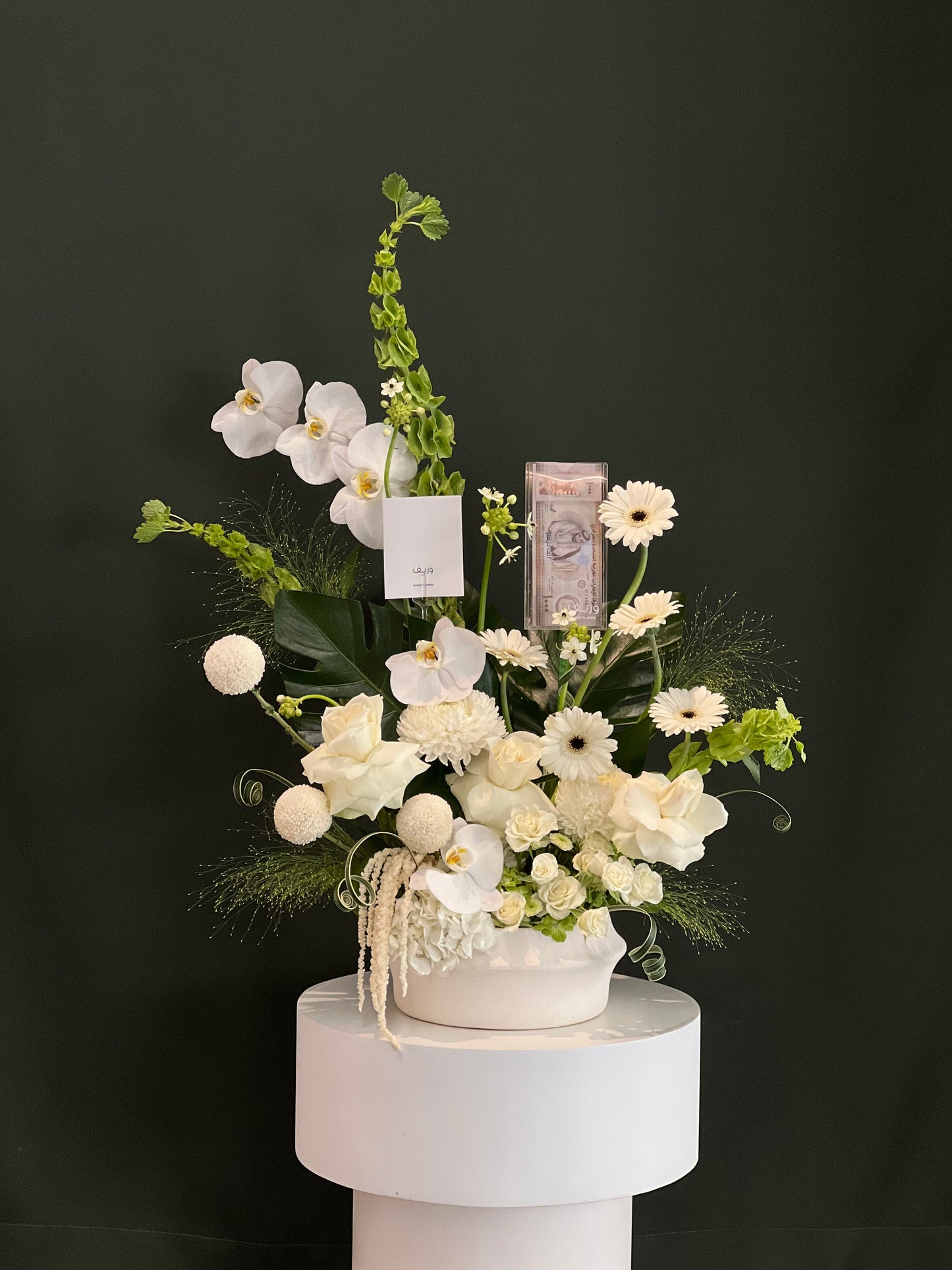 Ivory Tower Vase Arrangement