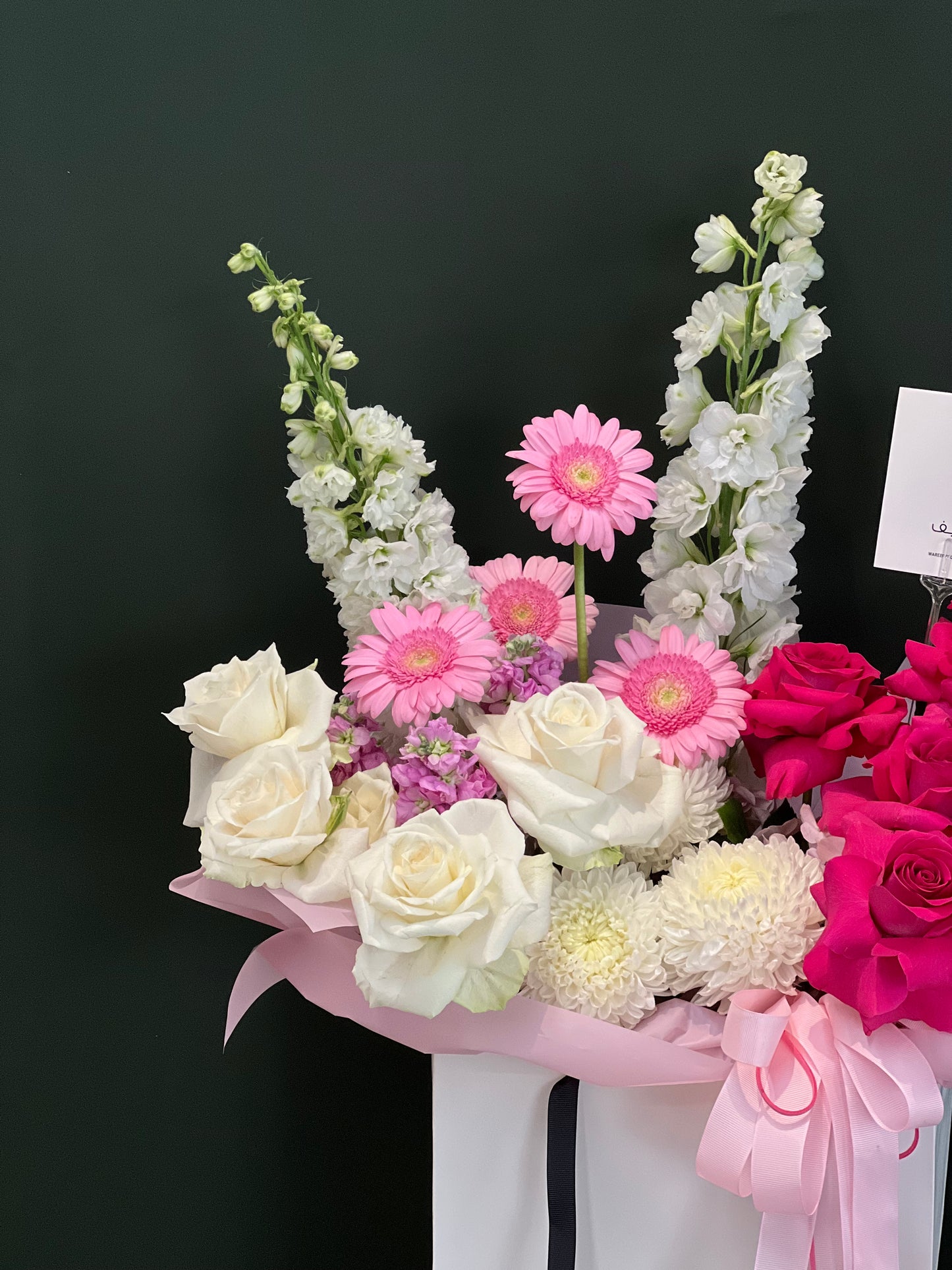 Roselle Grace Hand Bag Arrangement