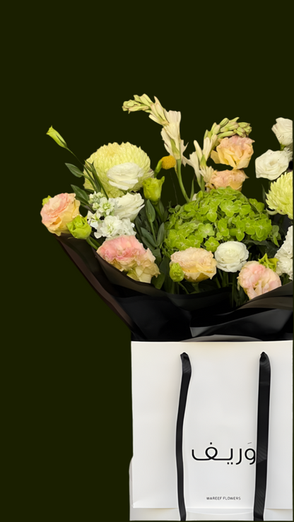 Golden Glow – Luxe Floral Handbag