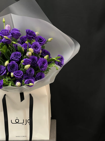 Amethyst Bloom Handbag