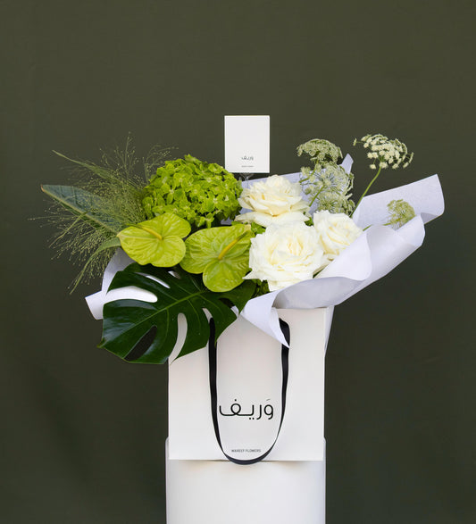Verdelle Bloom Hand Bag Arrangement
