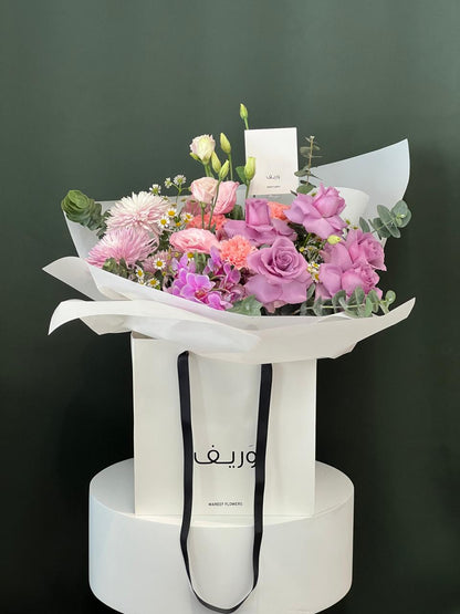 Amira Bloom Hand Bag Arrangement