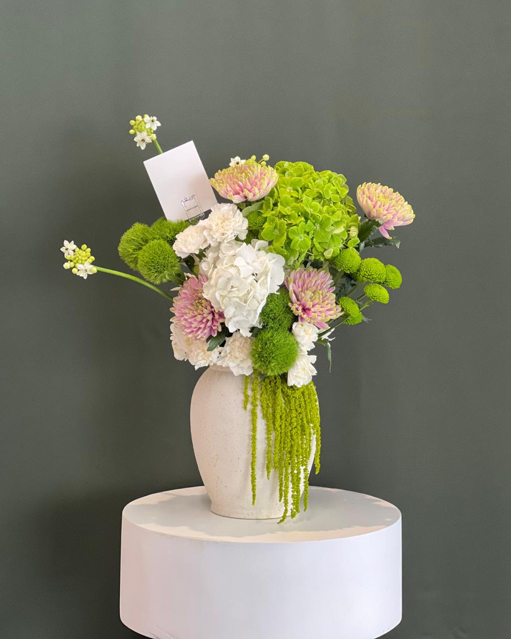 Verdant Grace Vase Arrangement