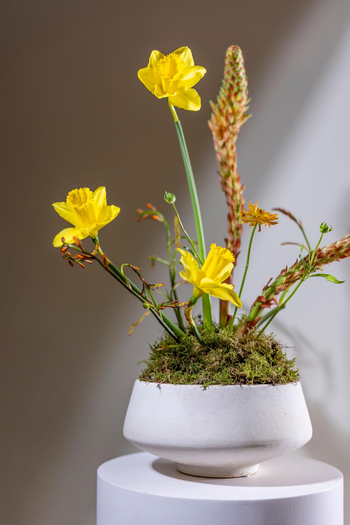 Golden Moss Vase