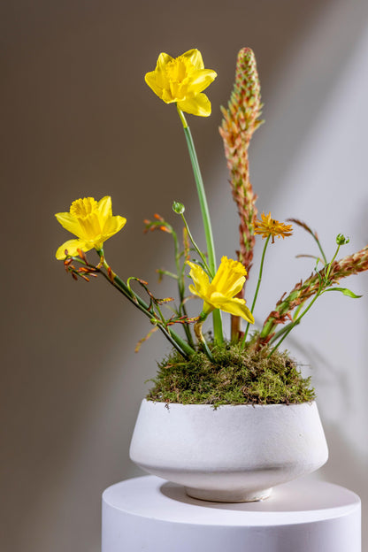 Golden Moss Vase