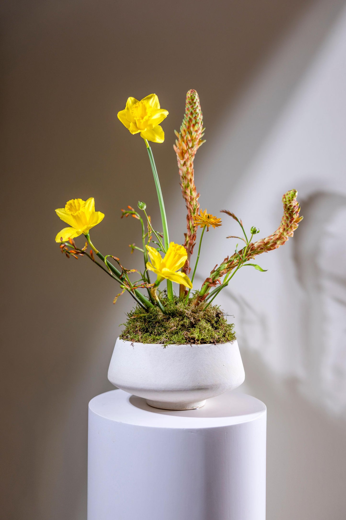 Golden Moss Vase